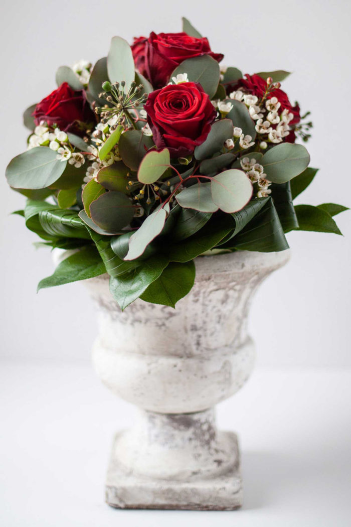 Blumenstrauss rote Rosen Vlotho Zauberblüte Valentinstag Hochzeitstag Jubiläum Liebe